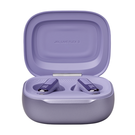 JBL Live Flex 3 - Purple - True wireless noise-cancelling open-stick earbuds - Detailshot 2 image number null